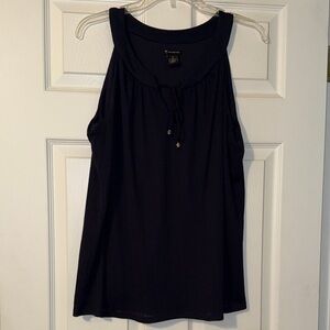 New Directions Elegant Navy Tank Top